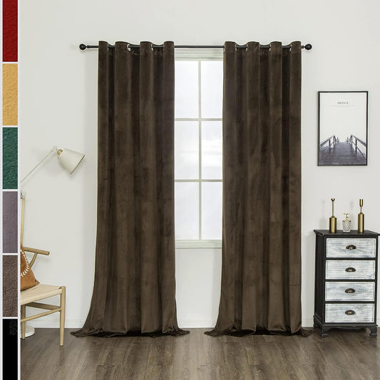 Java Premium Quality Velvet Curtain -1 Panel