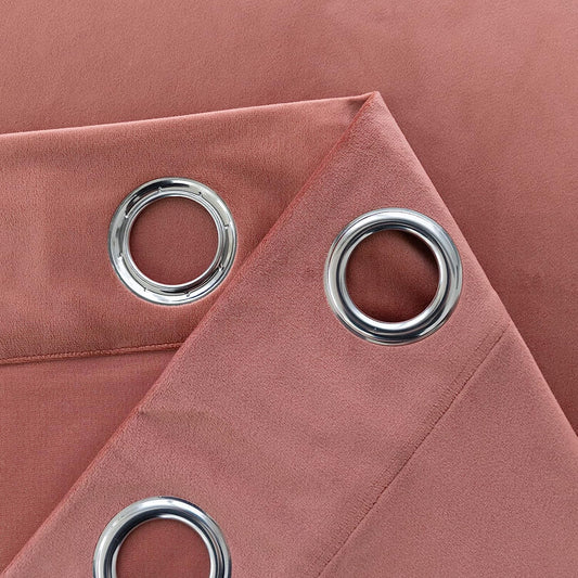 Blush Pink Premium Quality Velvet Curtain -1 Panel
